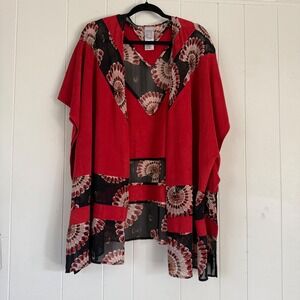 Chicos Womens Faux Seude Kimono Cardigan Size L/XL Artsy Boho Lightweight